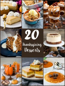 20 Thanksgiving Desserts